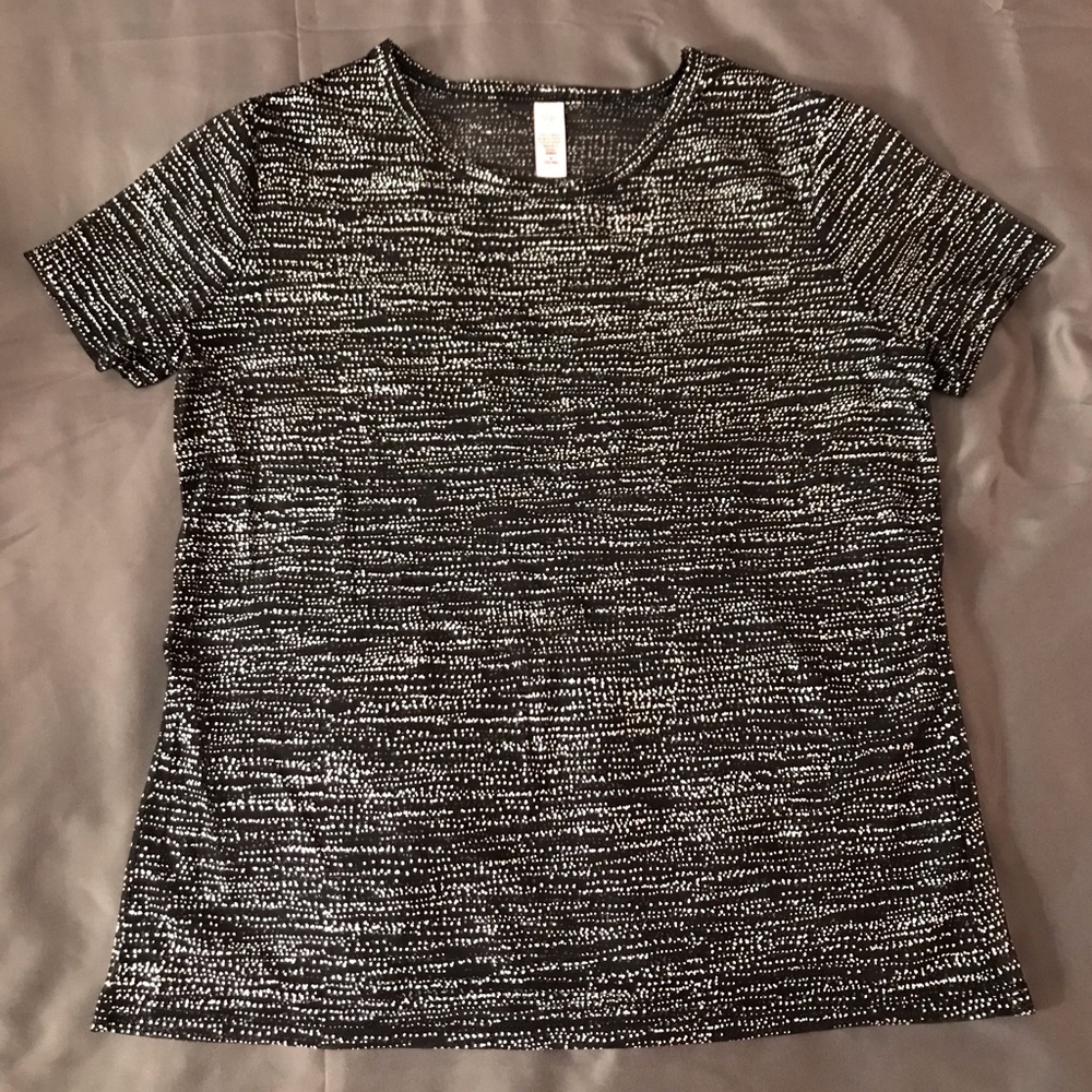 Victoria Secret Women’s Black&Silver Mesh Top Sz M